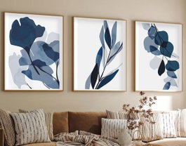 Wallity Huhu207 - Set de 3 Cuadros Decorativos 50 x 70 cm